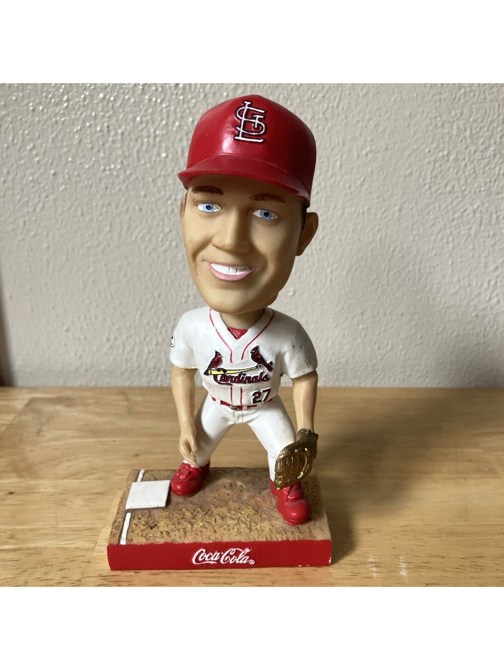 Scott Rolen Gold Glove Bobblehead St. Louis Cardinals Coke SGA 2002 Open Box